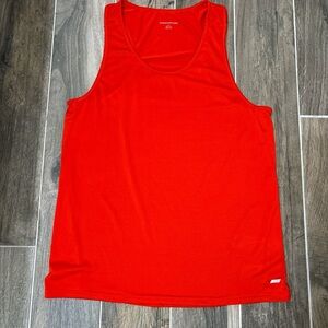 Amazon Essentials bright red athletic tank top